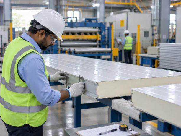 Tiruppur Sandwich Panel Quality Inspection